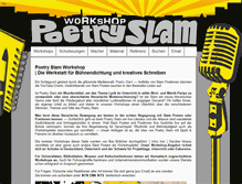 Tablet Screenshot of poetry-slam-workshop.de